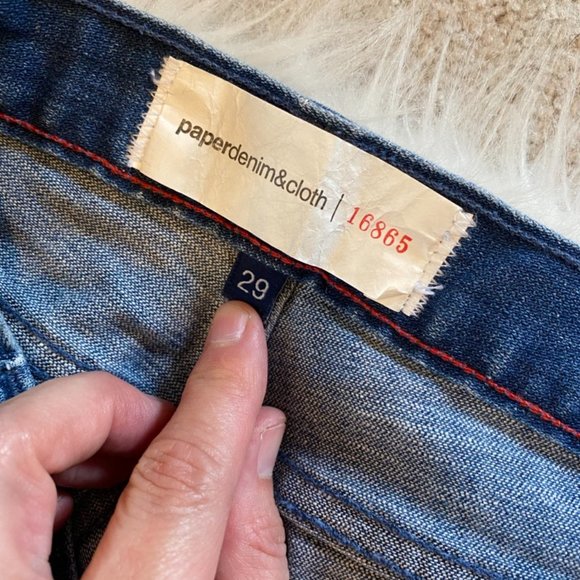 Paper Denim & Cloth Low Rise Boot Cut Jeans - Picture 5 of 8